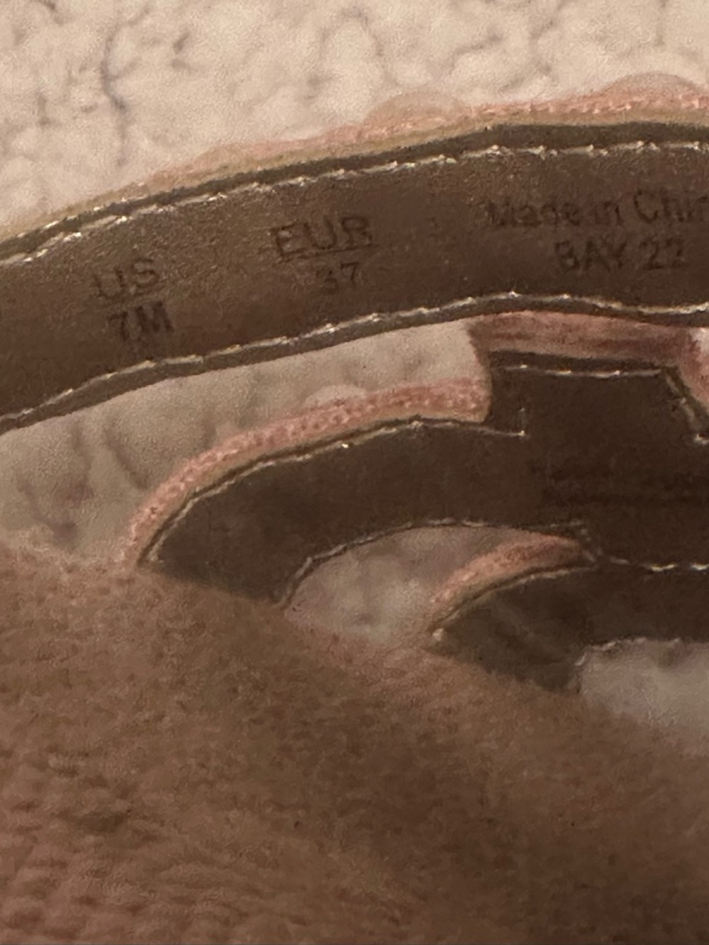 Sam Edelman Pink Pearl Embellished Slide Sandal Size 7 - Picture 6 of 7